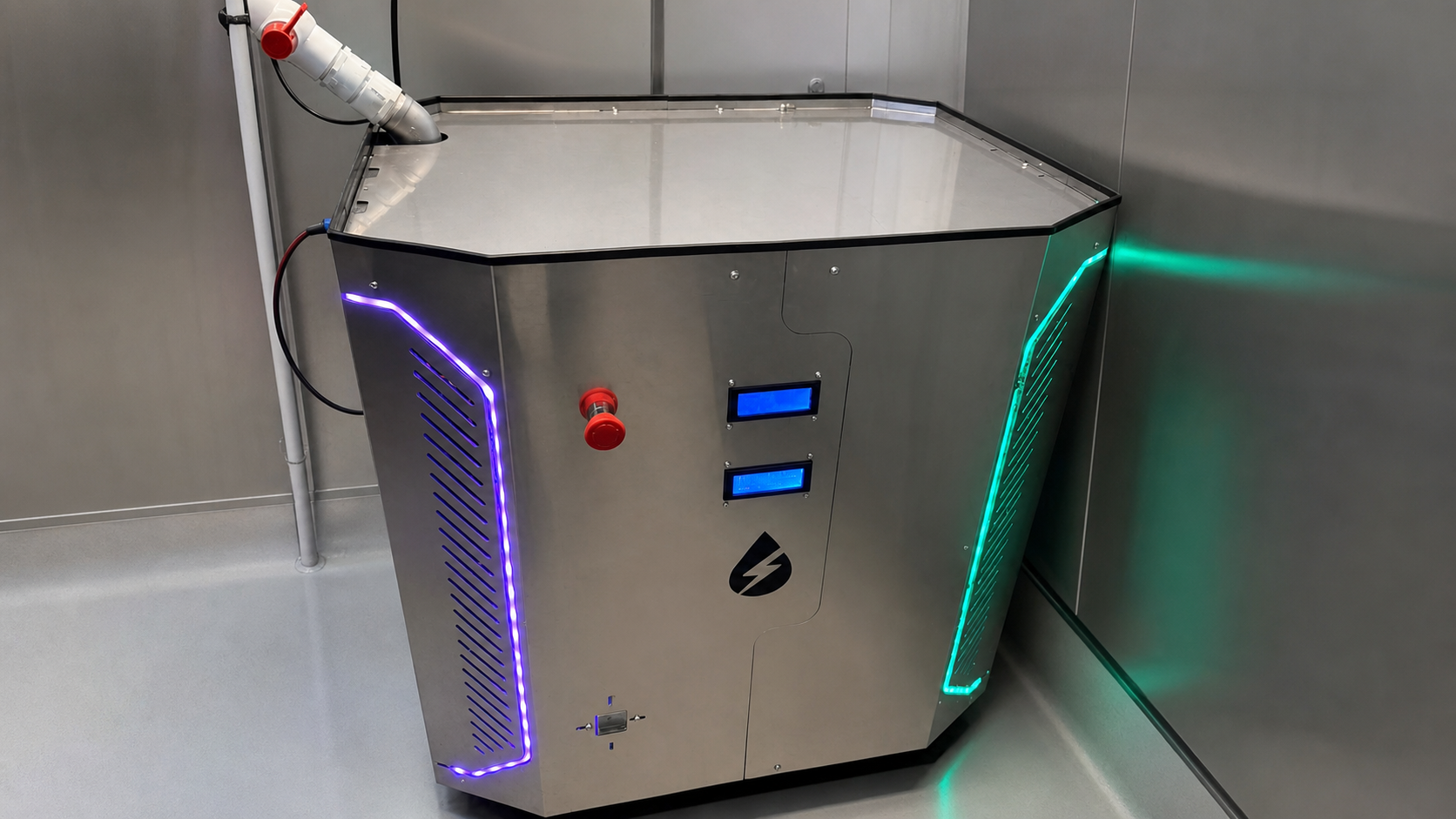 Efena oxyhydrogen system installed for a food-production thermal application